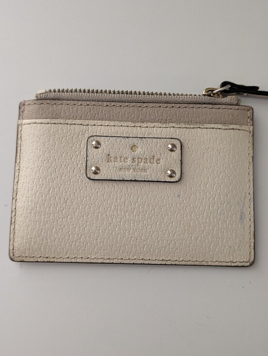 kate spade Handbags - Kate Spade New York Adi Grove Street Leather Card Wallet Coin Purse Pumice